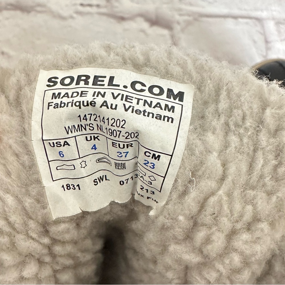 Sorel Women’s 6 Shoe Tivoli Lace Up High Duck Boot Winter Rubber Leather - Picture 12 of 14